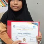 Siswa SDN 34 Mataram Hafidzatul Afiyah Faihasbi.