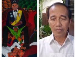 Astaga! Jokowi Beri Tanggapan Atas Lukisan, Yos Suprapto