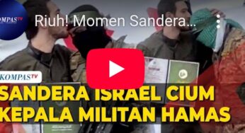 Haru di Gaza: Sandera Israel Cium Kening Pejuang Hamas Saat Dibebaskan