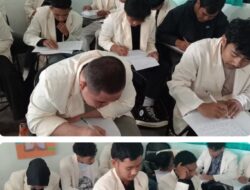 Mahasiswa UNU NTB Jalani UAS Dasar-Dasar Dikjas dengan Penuh Konsentrasi